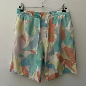 Men’s Gap Multicolored Abstract Swim Trunks Shorts Bottoms Bathingsuit Small